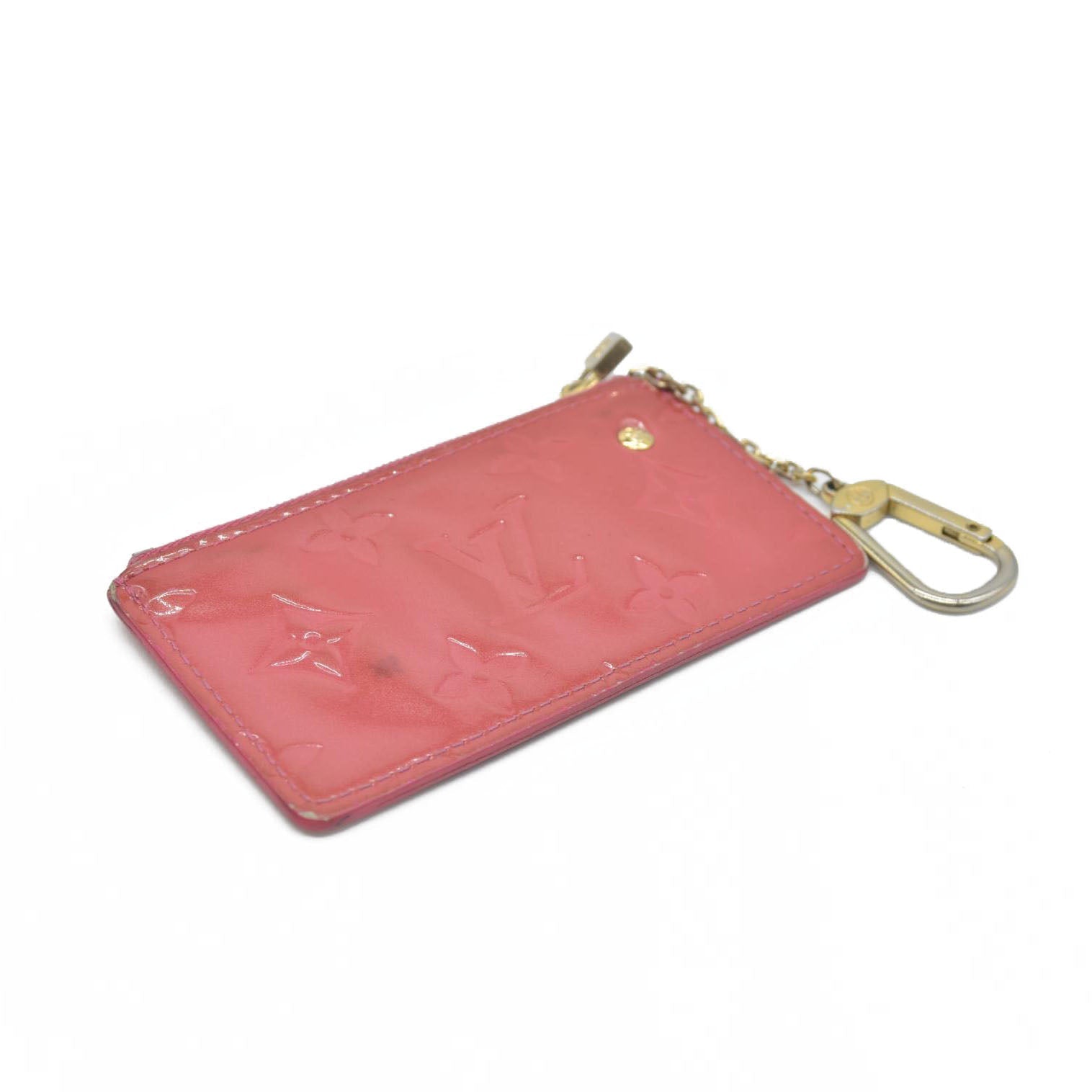 Louis Vuitton Monogram Vernis Pochette Cles Wallet Coin Purse