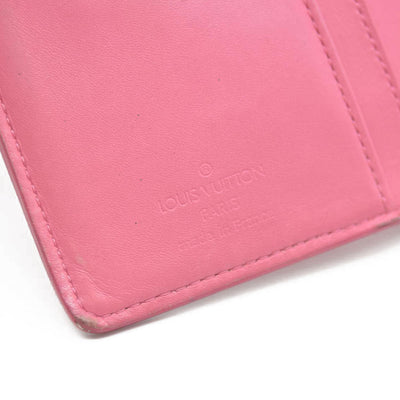 $935 Louis Vuitton Vernis French Purse Wallet Pink Viennois MI1005