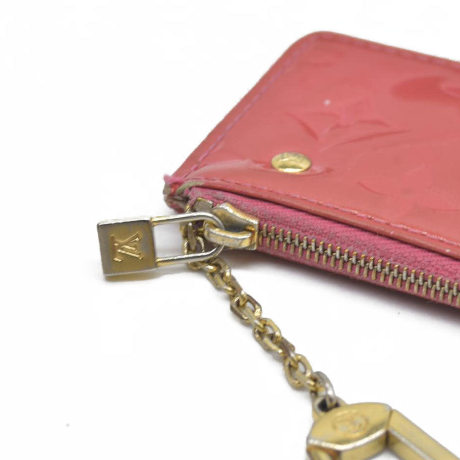 Louis Vuitton Monogram Vernis Pochette Cles Wallet Coin Purse