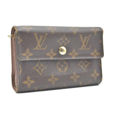 AUCTION $610 LOUIS VUITTON Monogram Alexandra Trifold Wallet CA4098