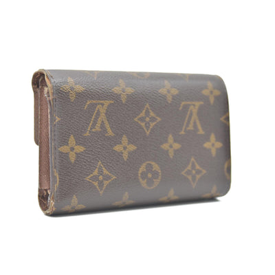 AUCTION $610 LOUIS VUITTON Monogram Alexandra Trifold Wallet CA4098