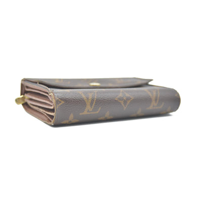 AUCTION $610 LOUIS VUITTON Monogram Alexandra Trifold Wallet CA4098