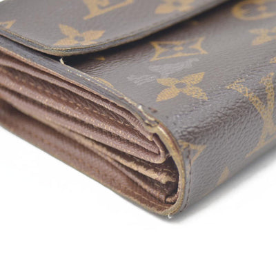 AUCTION $610 LOUIS VUITTON Monogram Alexandra Trifold Wallet CA4098