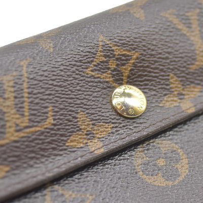 AUCTION $610 LOUIS VUITTON Monogram Alexandra Trifold Wallet CA4098