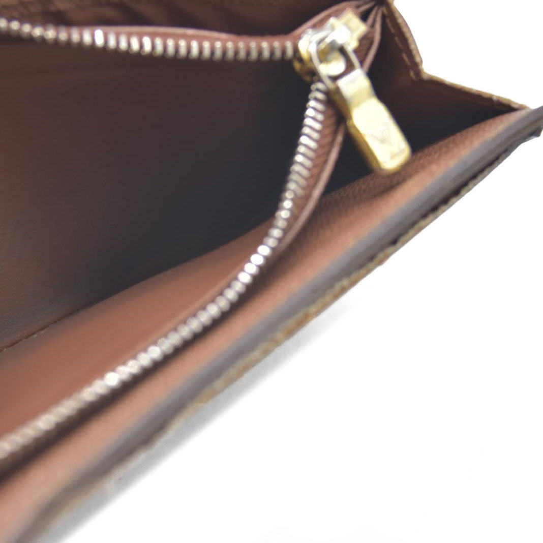 AUCTION $610 LOUIS VUITTON Monogram Alexandra Trifold Wallet CA4098