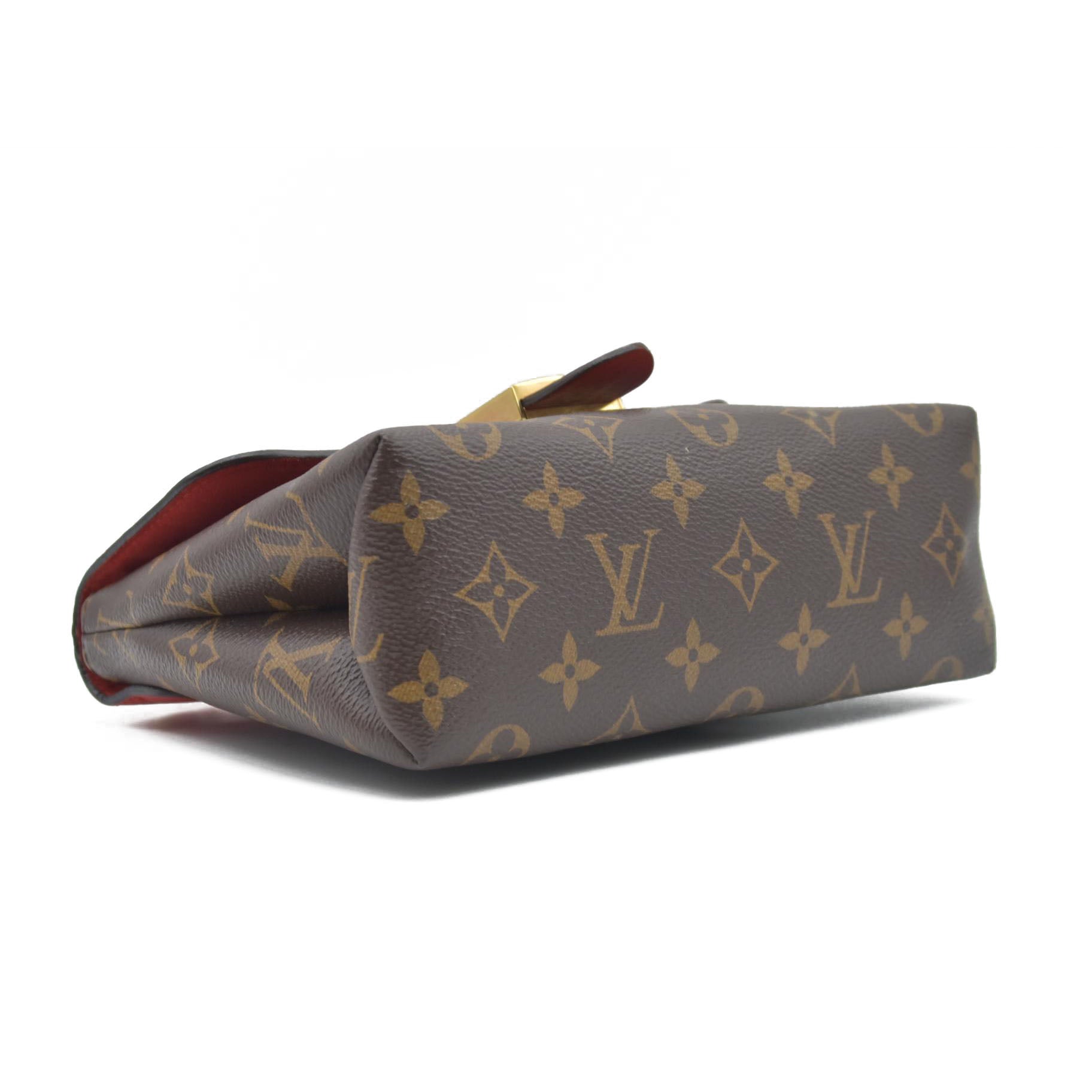 $2270 2019 Louis Vuitton Monogram Locky BB Coquelicot AA4199