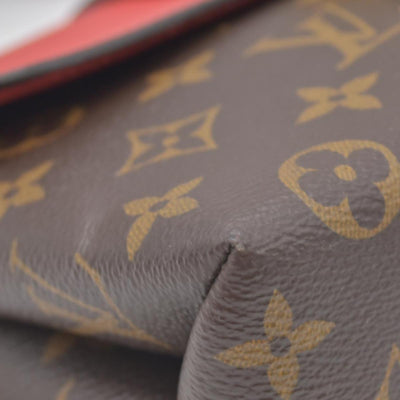 $2270 2019 Louis Vuitton Monogram Locky BB Coquelicot AA4199