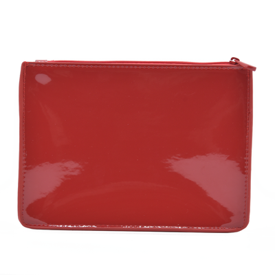 Dior Beauty GWP Red Patent Trousse Pouch – Embossed CD Logo Consignment