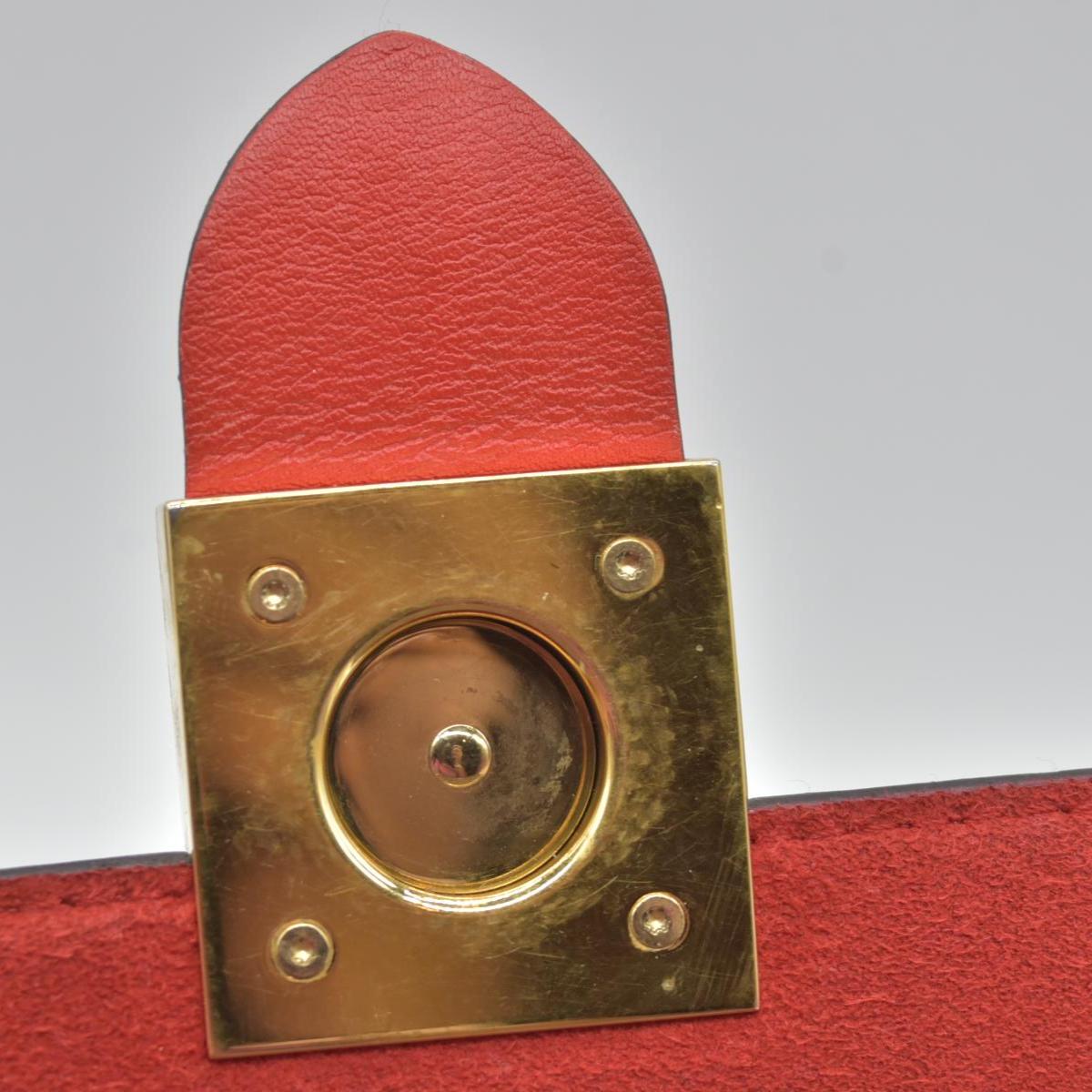 $2270 2019 Louis Vuitton Monogram Locky BB Coquelicot AA4199