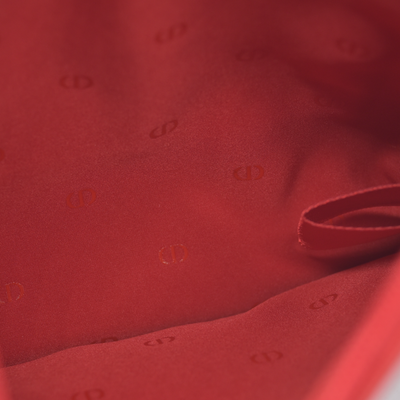 Dior Beauty GWP Red Patent Trousse Pouch – Embossed CD Logo Consignment