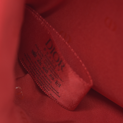 Dior Beauty GWP Red Patent Trousse Pouch – Embossed CD Logo Consignment