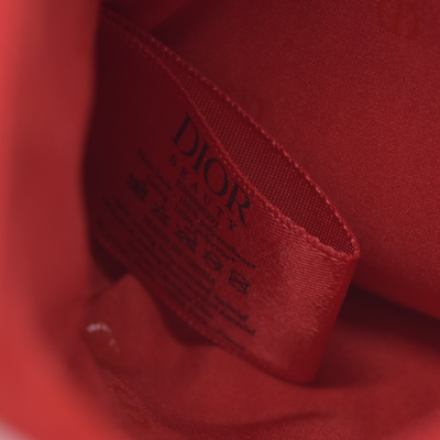 Dior Beauty GWP Red Patent Trousse Pouch – Embossed CD Logo Consignment