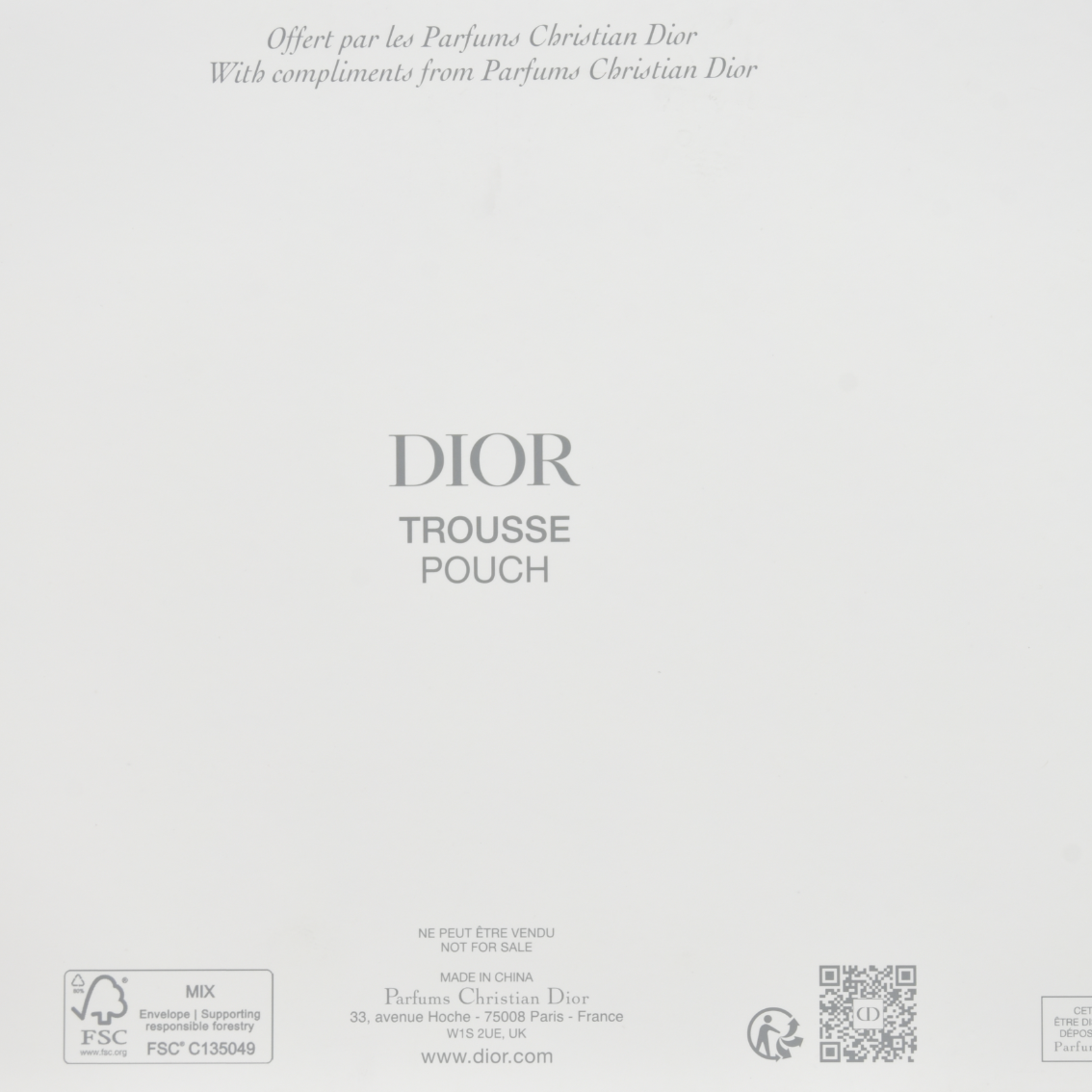 Dior Beauty GWP Red Patent Trousse Pouch – Embossed CD Logo Consignment