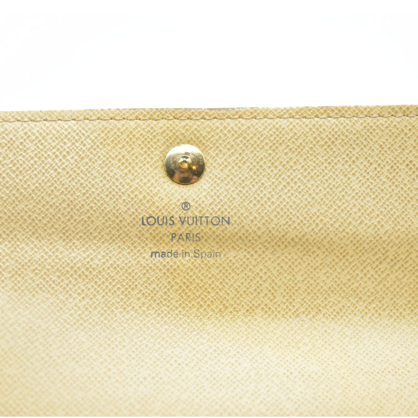 $610 Louis Vuitton Damier Azur Alexandra Trifold Wallet CA3008