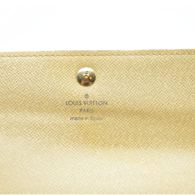 $610 Louis Vuitton Damier Azur Alexandra Trifold Wallet CA3008