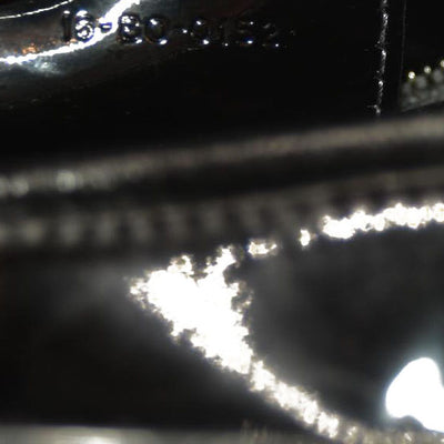 Christian Dior  Crinkled Patent Cannage Large Lady Dior Black