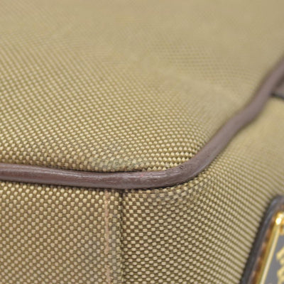 $1650 Prada Jacquard Logo Camera Bag Corda Bruciato