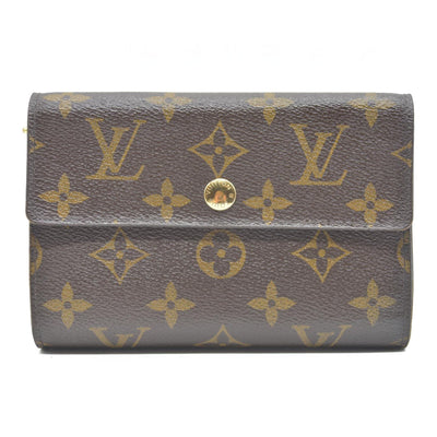AUCTION $610 LOUIS VUITTON Monogram Alexandra Trifold Wallet SP0027