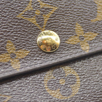 AUCTION $610 LOUIS VUITTON Monogram Alexandra Trifold Wallet SP0027