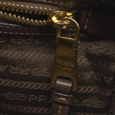 $1650 Prada Jacquard Logo Camera Bag Corda Bruciato