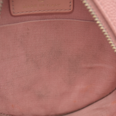 $2150 Chanel Caviar Quilted Round Filigree Crossbody Pink 2019