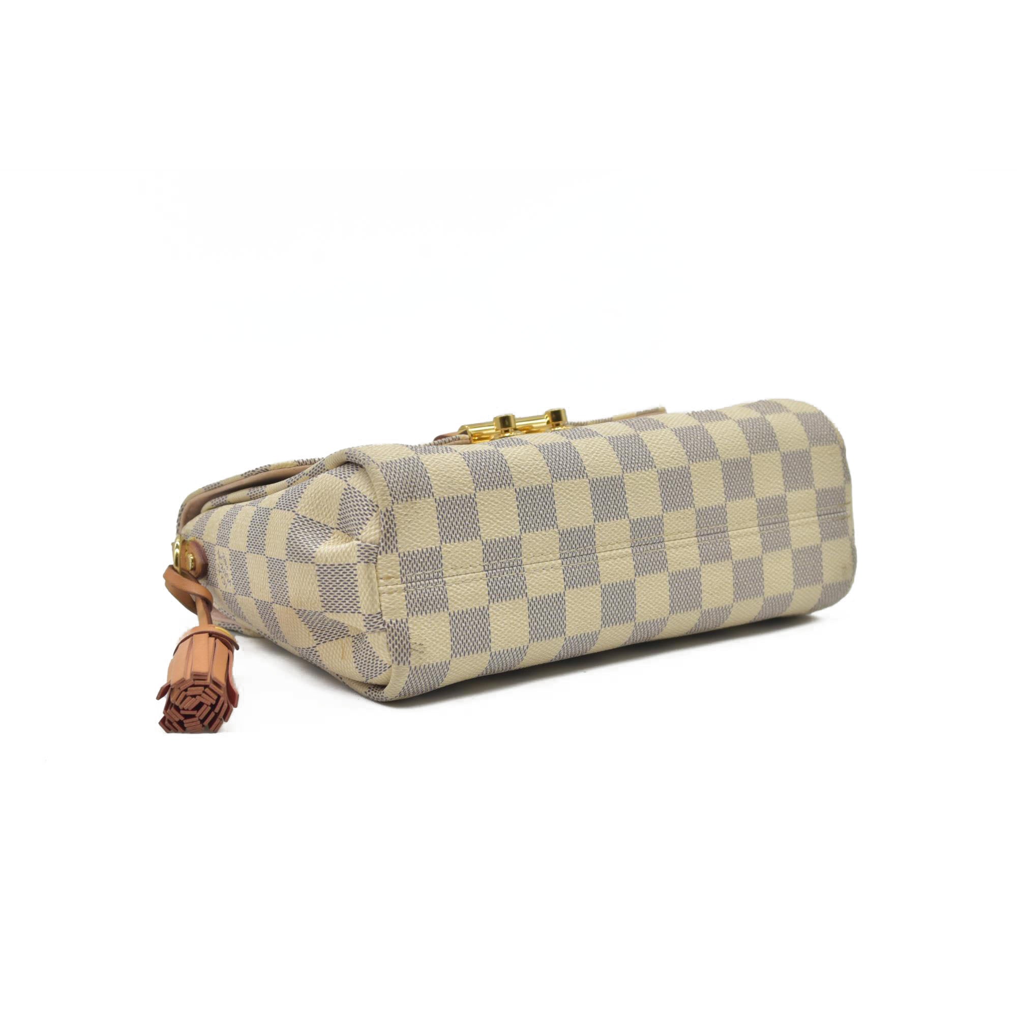 $2000 2018 Louis Vuitton Damier Azur Croisette FL2138