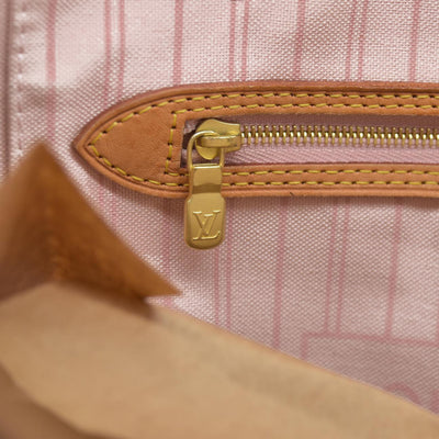 $2170 Louis Vuitton Damier Azur Neverfull SD2199