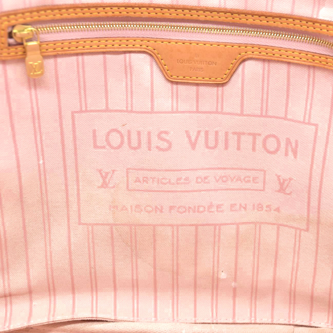 $2170 Louis Vuitton Damier Azur Neverfull SD2199