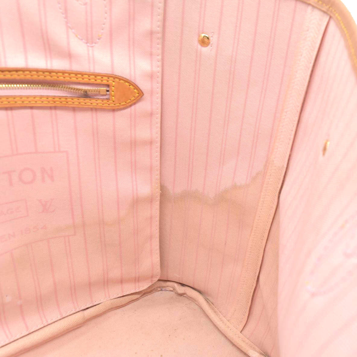 $2170 Louis Vuitton Damier Azur Neverfull SD2199