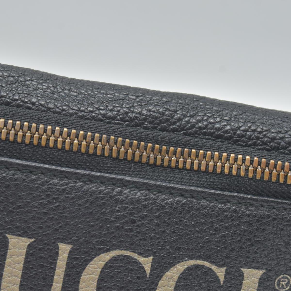 $1290 Gucci Grained Calfskin Small Logo Belt Bag Black