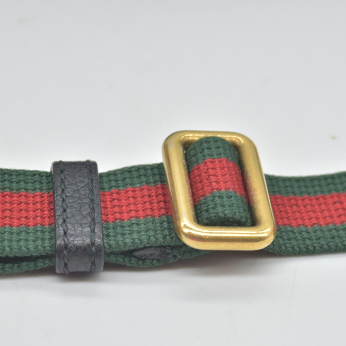 $1290 Gucci Grained Calfskin Small Logo Belt Bag Black