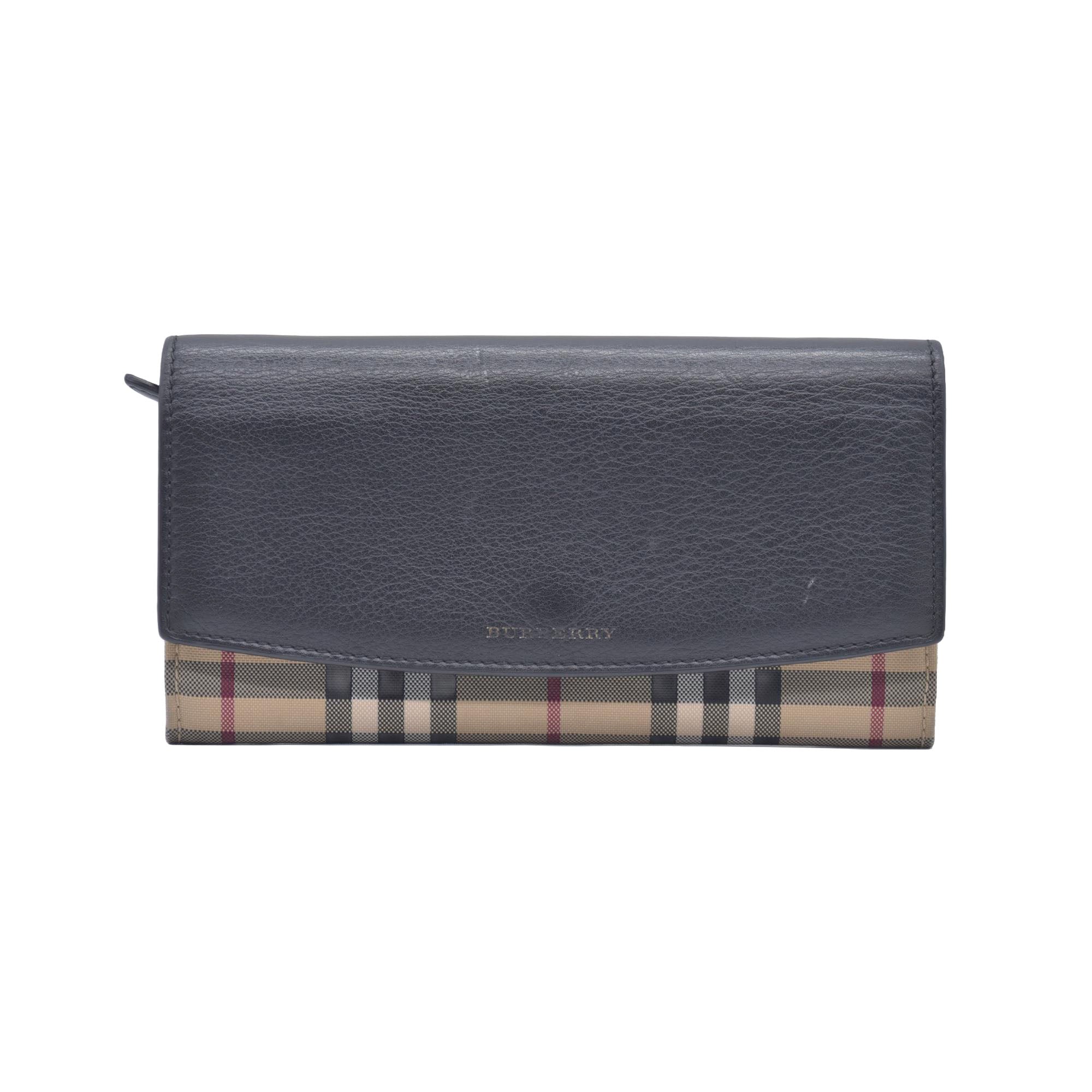 Burberry Canvas Clutch CONSIGNMENT 10021047