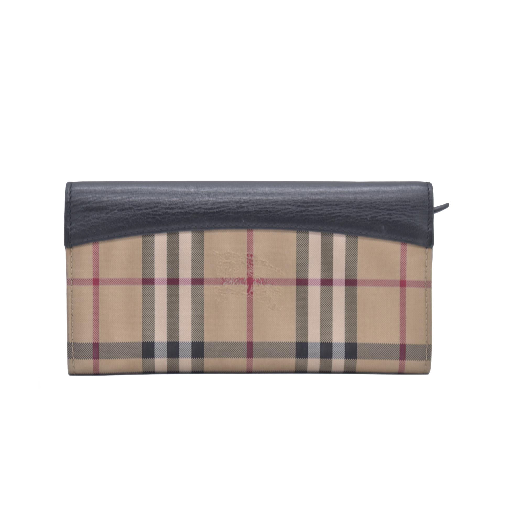 Burberry Canvas Clutch CONSIGNMENT 10021047