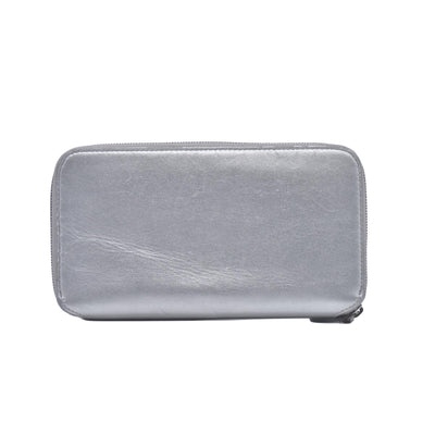 Balenciaga Silver Metallic Wallet  CONSIGNMENT 10021042