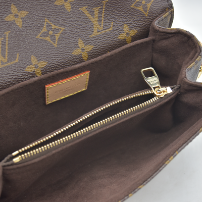$3300 RFID Louis Vuitton Monogram Pochette Métis East West