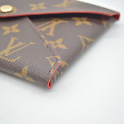 $745 2018 Louis Vuitton Monogram Medium Kirigami Pochette Insert Coquelicot SP1128