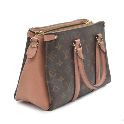 $2560 2019 Louis Vuitton Soufflot BB Monogram Peach Shoulder Bag Cloth CA4129 10019424