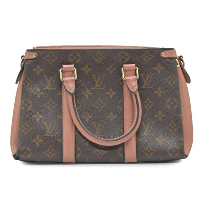 $2560 2019 Louis Vuitton Soufflot BB Monogram Peach Shoulder Bag Cloth CA4129 10019424