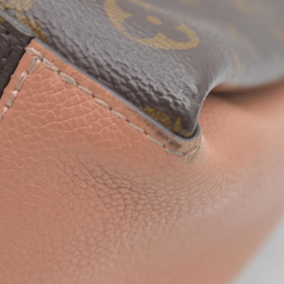 $2560 2019 Louis Vuitton Soufflot BB Monogram Peach Shoulder Bag Cloth CA4129 10019424
