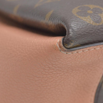 $2560 2019 Louis Vuitton Soufflot BB Monogram Peach Shoulder Bag Cloth CA4129 10019424