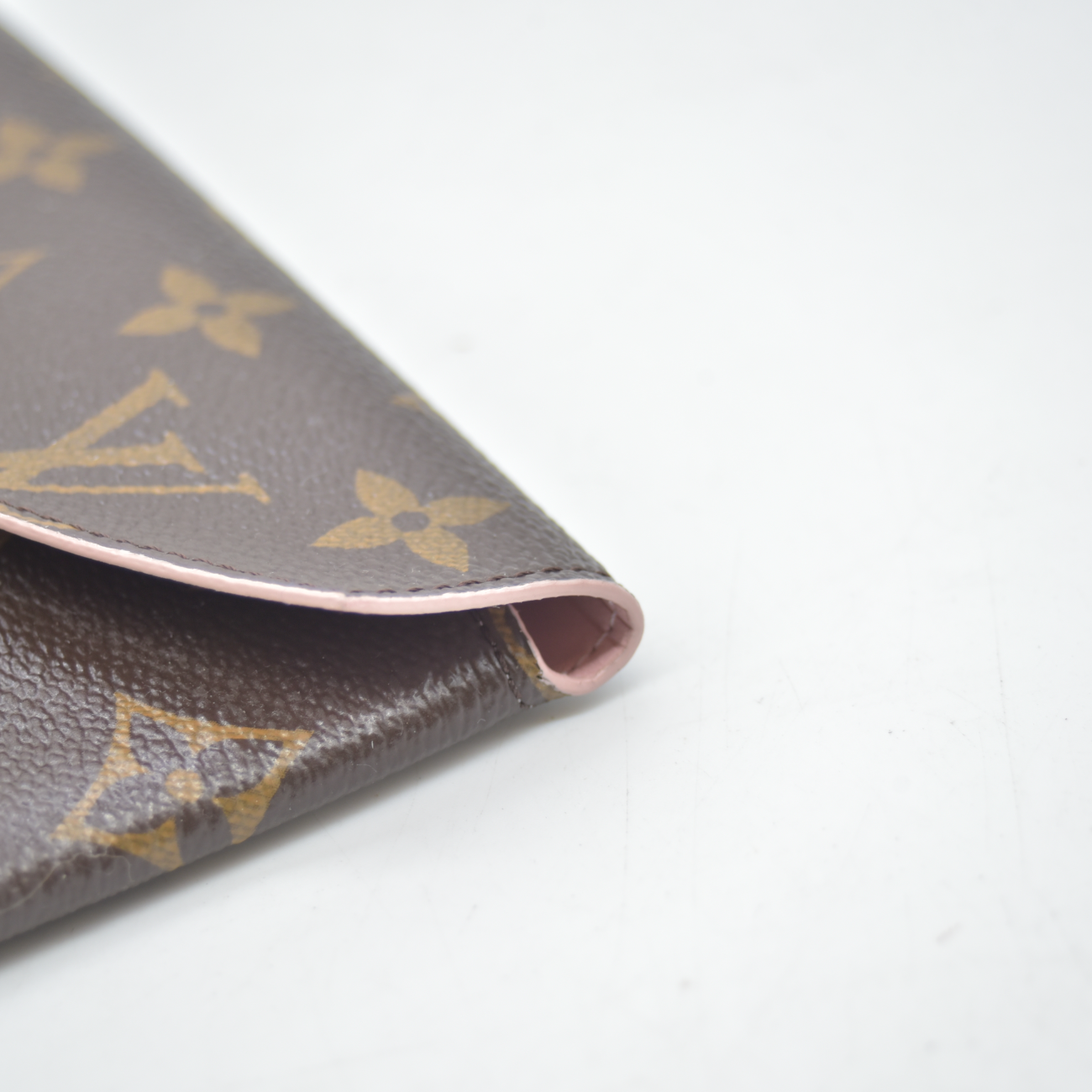 $845 2017 Louis Vuitton Monogram Large Kirigami Pochette Insert Rose Ballerine SP3107