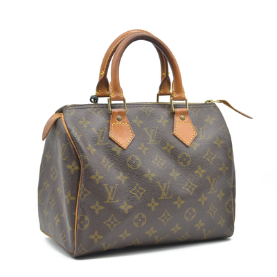 Louis Vuitton Speedy 25 Handbag Monogram Brown