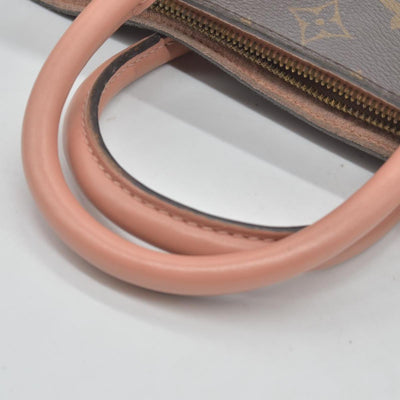 $2560 2019 Louis Vuitton Soufflot BB Monogram Peach Shoulder Bag Cloth CA4129 10019424