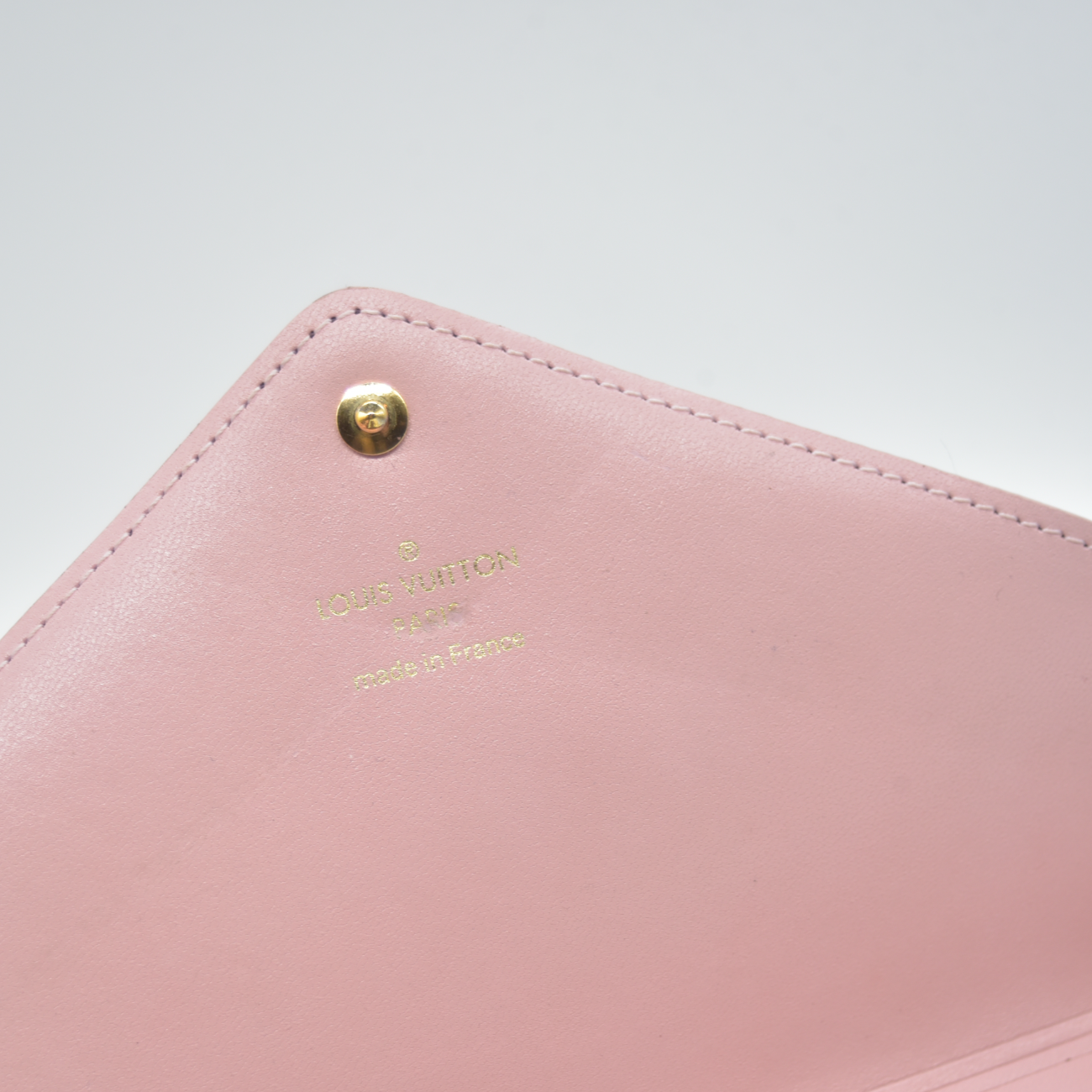 $845 2017 Louis Vuitton Monogram Large Kirigami Pochette Insert Rose Ballerine SP3107