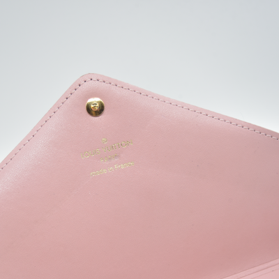 $845 2017 Louis Vuitton Monogram Large Kirigami Pochette Insert Rose Ballerine SP3107