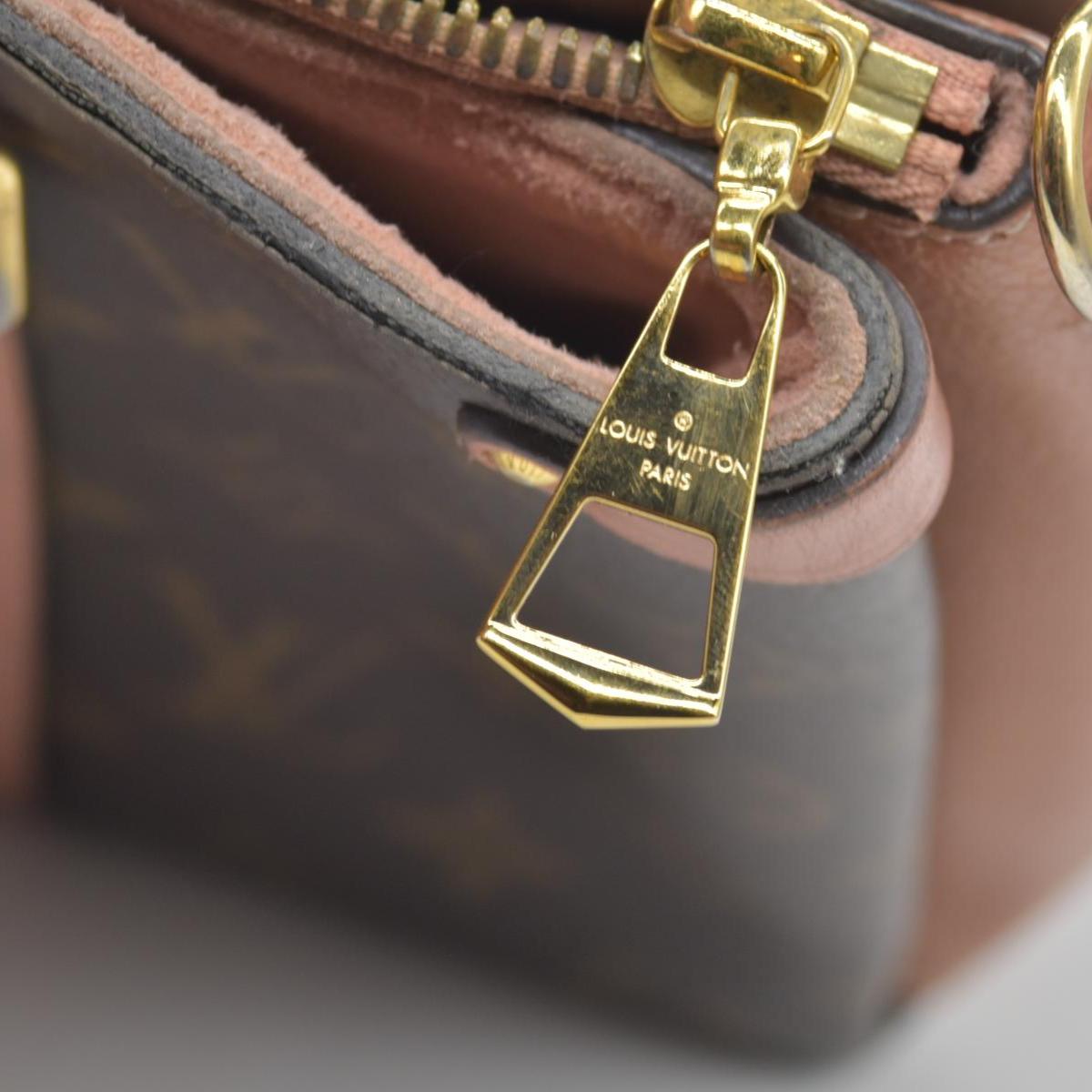 $2560 2019 Louis Vuitton Soufflot BB Monogram Peach Shoulder Bag Cloth CA4129 10019424