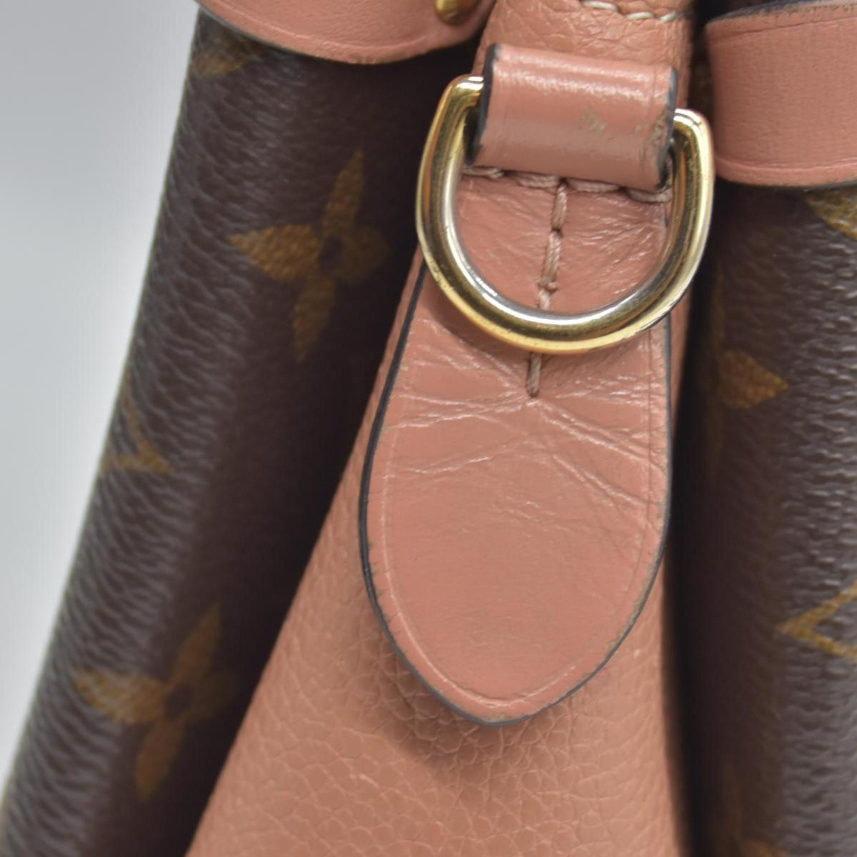 $2560 2019 Louis Vuitton Soufflot BB Monogram Peach Shoulder Bag Cloth CA4129 10019424