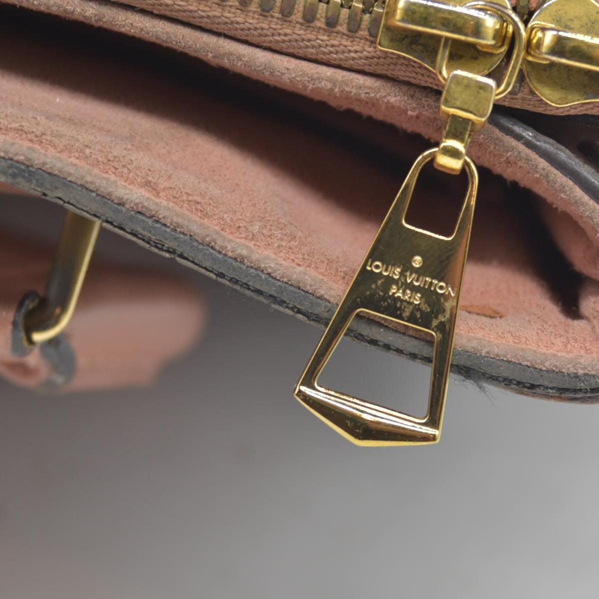$2560 2019 Louis Vuitton Soufflot BB Monogram Peach Shoulder Bag Cloth CA4129 10019424