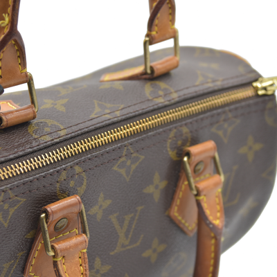 Louis Vuitton Speedy 25 Handbag Monogram Brown