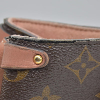 $2560 2019 Louis Vuitton Soufflot BB Monogram Peach Shoulder Bag Cloth CA4129 10019424